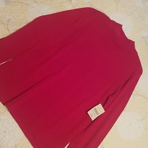 Beautiful red mocm neck sweater size small